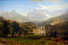 760 The Rocky Mountains, Landers Peak - Albert Bierstadt 1863 - American Wing New York Metropolitan Museum of Art